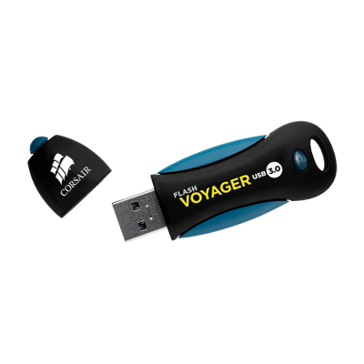 Corsair Voyager 256GB unidad flash USB USB tipo A 3.2 Gen 1 (3.1 Gen 1) Negro, Azul