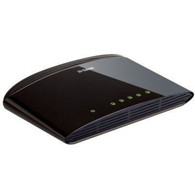 D-Link DES-1005D No administrado Fast Ethernet (10100) Negro