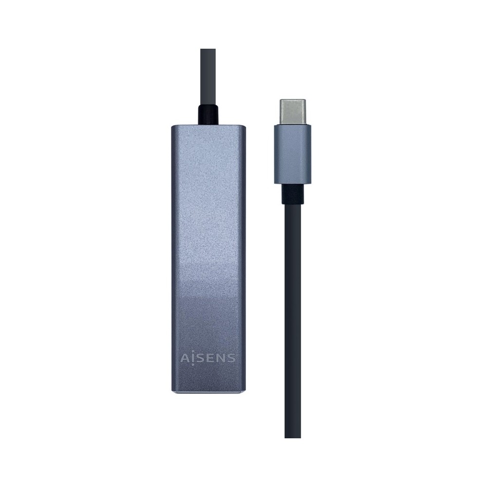 AISENS A109-0396 hub de interfaz USB 3.2 Gen 1 (3.1 Gen 1) Type-C Gris
