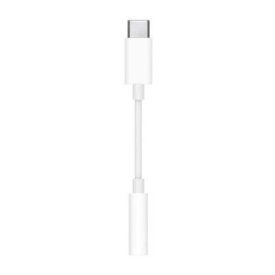 AISENS Conversor USB-C a audio estilo Apple, USB-CM-Jack 3.5H, Blanco, 15 cm