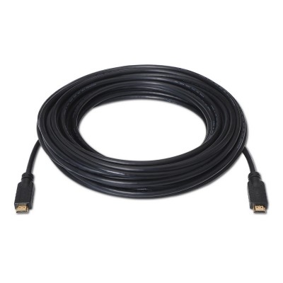 AISENS Cable HDMI V2.0 Premium alta velocidad  HEC 4k@60Hz 18Gbps con repetidor, AM-AM, Negro, 25 m