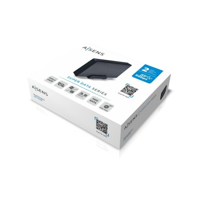 AISENS Caja externa 3,5" ASE-3530B SATA a USB 3.0USB 3.1 Gen1, Negra