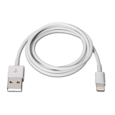 AISENS A102-0035 cable de conector Lightning 1 m Blanco