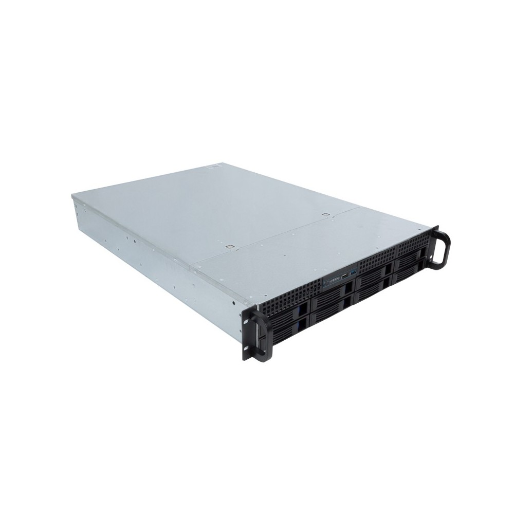 UNYKAch 2U HSW4208 Estante Negro, Plata