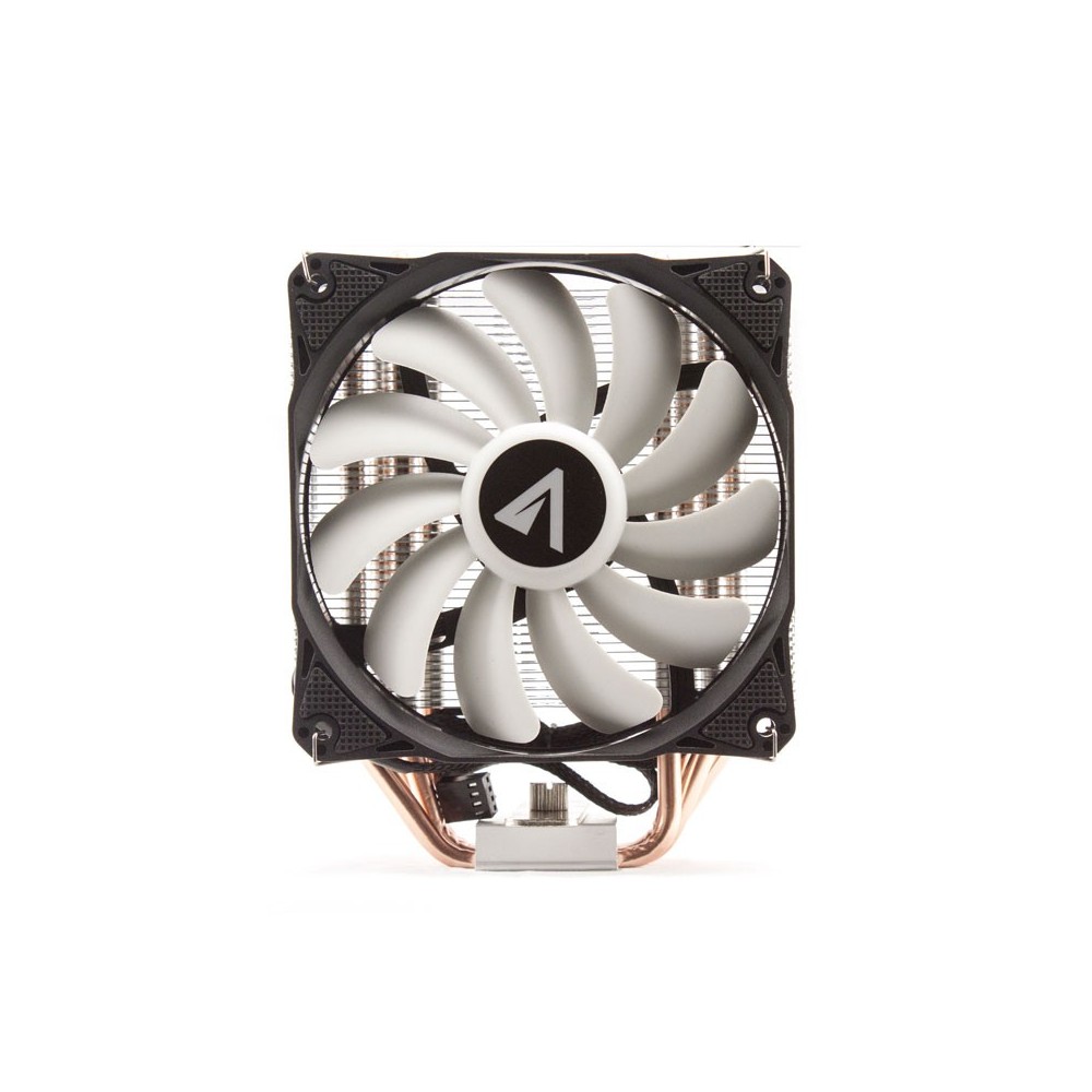 ABYSM Snow IV Procesador Enfriador 12 cm Negro, Blanco