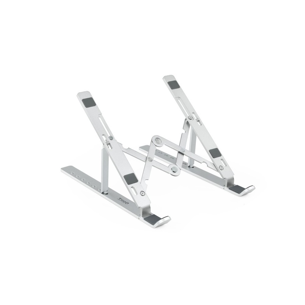 TooQ TQLRS0033-AL soporte para ordenador portátil Soporte para ordenador portátil y tableta Plata 38,1 cm (15")