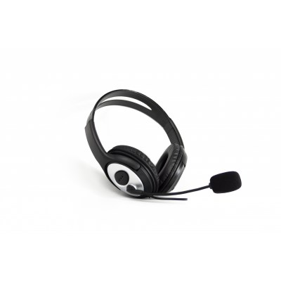 CoolBox coolCHAT 3.5 Auriculares Alámbrico Diadema LlamadasMúsica Negro, Plata