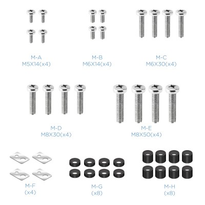 TooQ LP3790TN-B soporte para TV 2,29 m (90") Negro