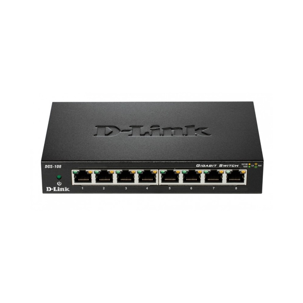 D-Link DGS-108 Negro