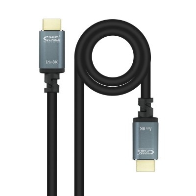 Nanocable Cable HDMI 2.1 IRIS 8K AM-AM, Negro, 2 Metros