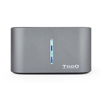 TooQ TQDS-805G base de conexión para disco duro USB 3.2 Gen 1 (3.1 Gen 1) Type-B Aluminio