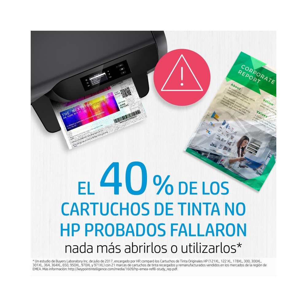 HP Cartucho de tinta Original 963XL cian de alta capacidad