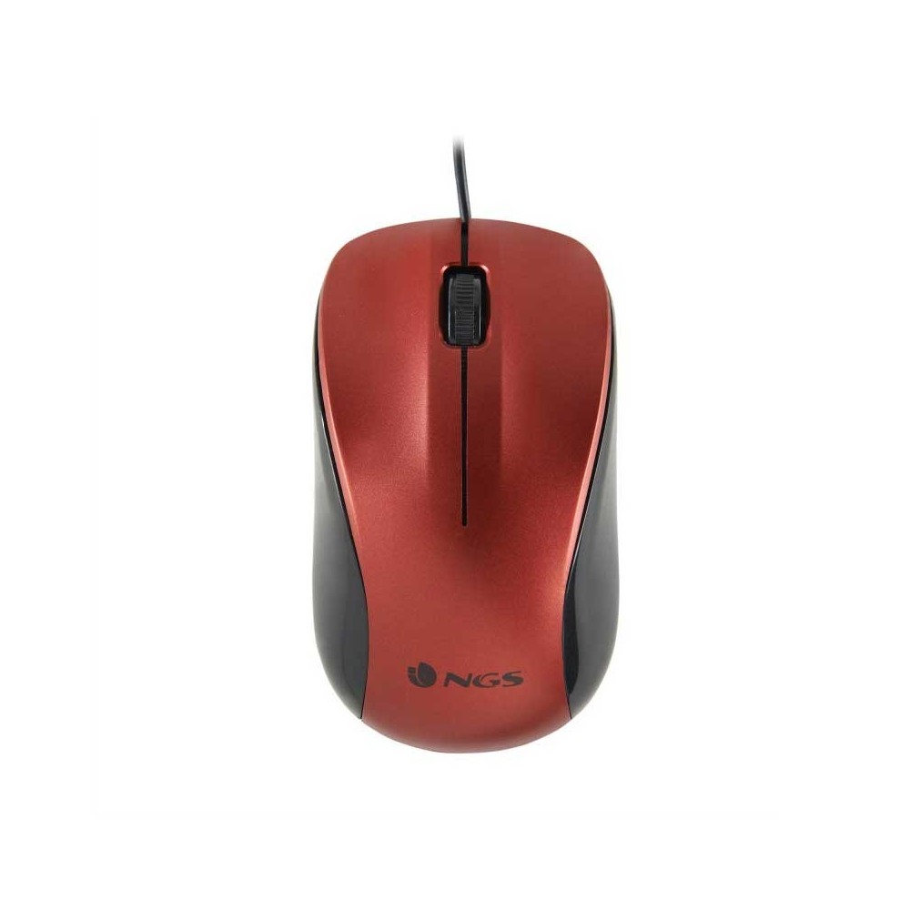 NGS CREW ratón Ambidextro USB tipo A Óptico 1200 DPI