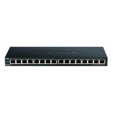 D-Link DGS-1016S No administrado Gigabit Ethernet (101001000) Negro