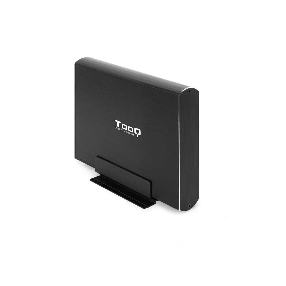 TooQ TQE-3531B caja para disco duro externo Caja de disco duro (HDD) Negro 3.5"