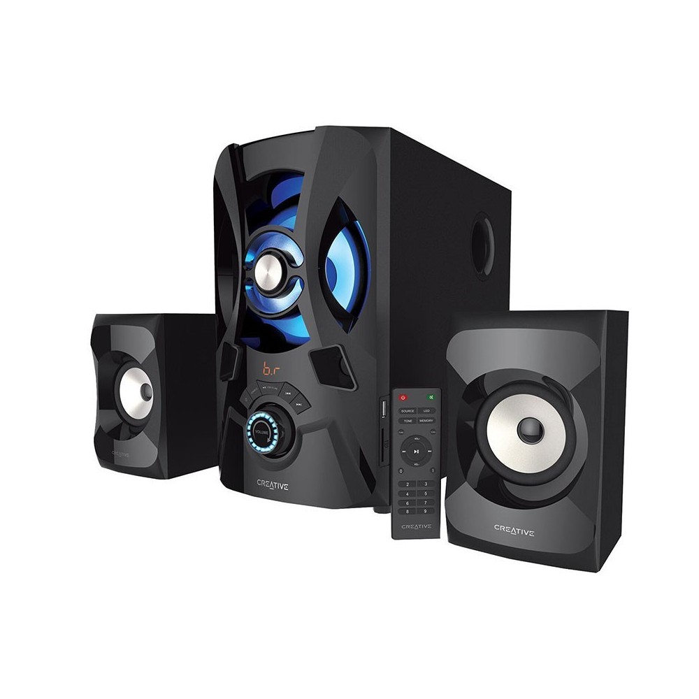 Creative Labs SBS E2900 conjunto de altavoces 60 W Universal Negro 2.1 canales De 1 vía 15 W Bluetooth