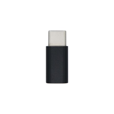 AISENS Mini Adaptador USB-С USB 2.0, Tipo Micro-BH-USB-СM, Negro