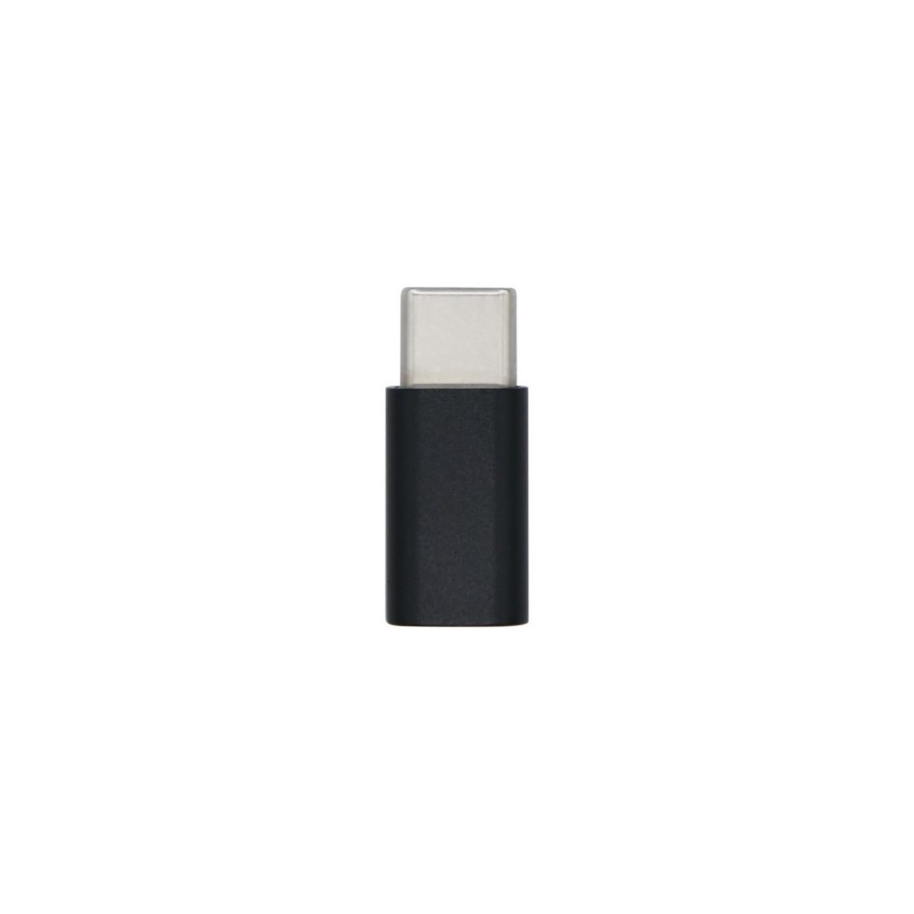 AISENS Mini Adaptador USB-С USB 2.0, Tipo Micro-BH-USB-СM, Negro