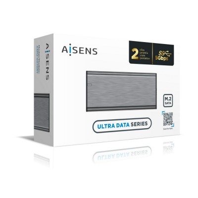 AISENS Caja Externa M.2 (NGFF) ASM2-007GRY SATA A USB3.1 Gen1, Gris