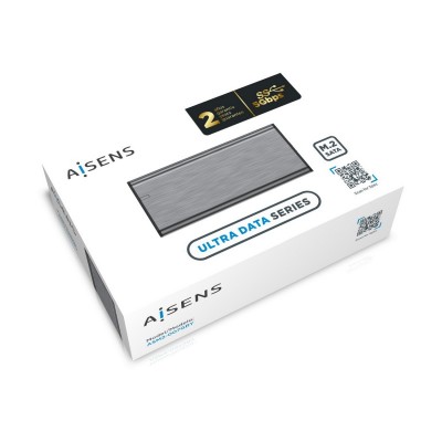 AISENS Caja Externa M.2 (NGFF) ASM2-007GRY SATA A USB3.1 Gen1, Gris
