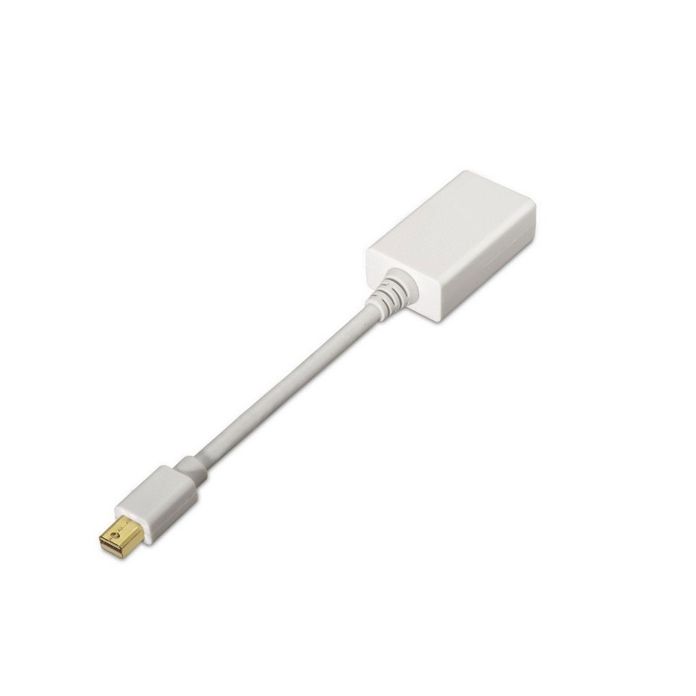 AISENS A125-0138 adaptador de cable de vídeo 0,15 m Mini DisplayPort HDMI Blanco