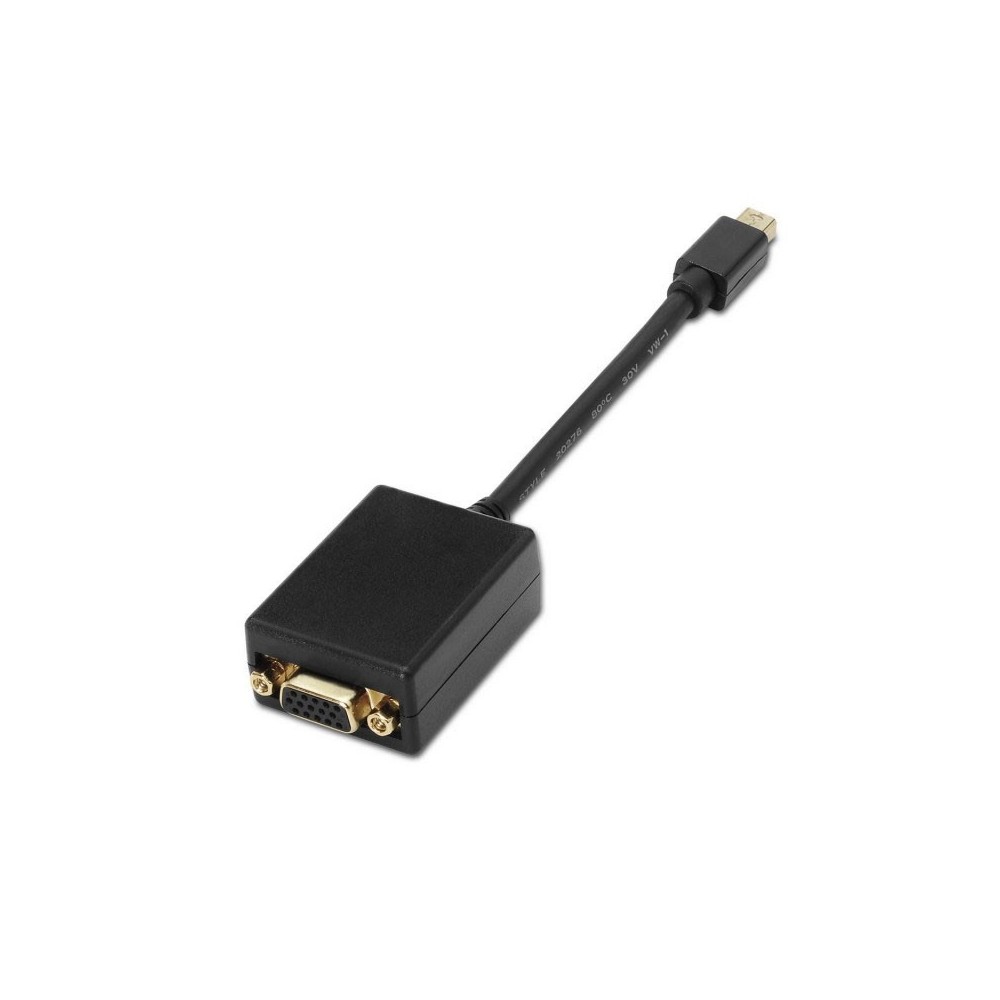 AISENS A125-0135 adaptador de cable de vídeo 0,15 m Mini DisplayPort VGA Negro