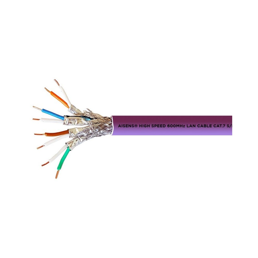 AISENS A146-0368 cable de red Púrpura 305 m Cat7 SFTP (S-STP)