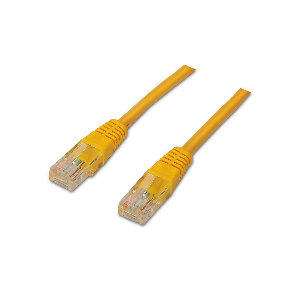 AISENS A135-0253 cable de red Amarillo 0,5 m Cat6 UUTP (UTP)