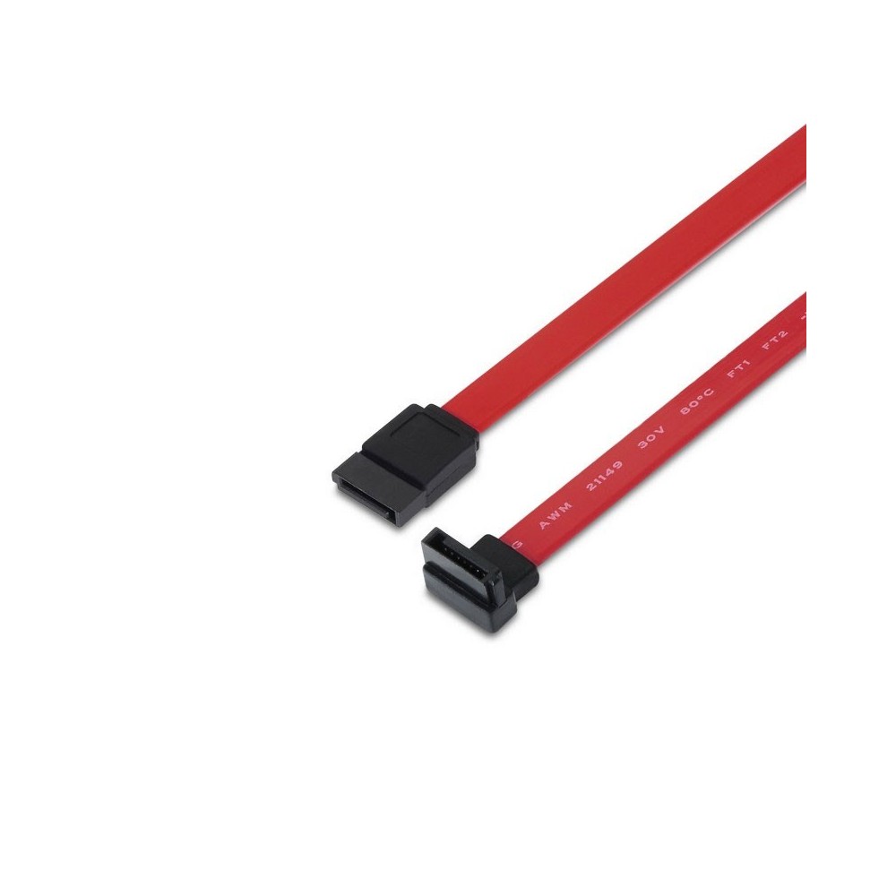 AISENS A130-0155 cable de SATA 0,5 m SATA 7-pin Negro, Rojo