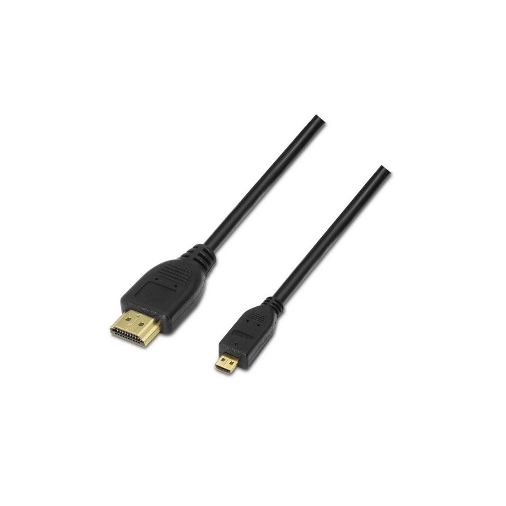 AISENS A119-0116 cable HDMI 0,8 m HDMI tipo A (Estándar) HDMI tipo D (Micro) Negro