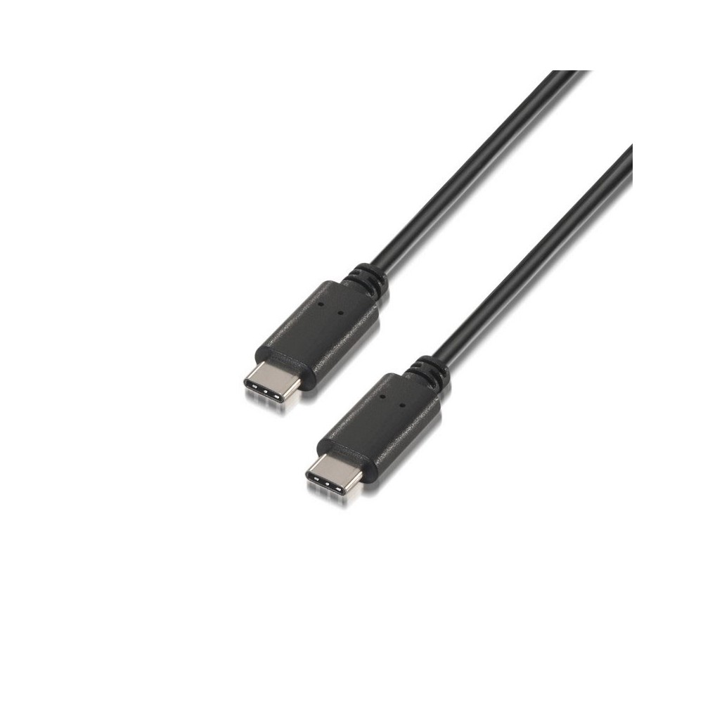 AISENS A107-0057 cable USB 2 m USB 2.0 USB C Negro