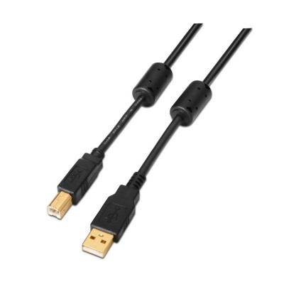 AISENS A101-0011 cable USB 5 m USB 2.0 USB A USB B Negro