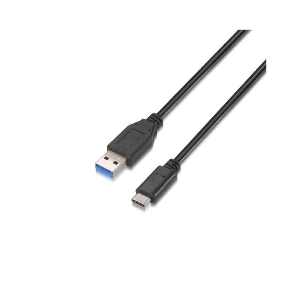 AISENS A107-0060 cable USB 1 m USB 3.2 Gen 2 (3.1 Gen 2) USB A USB C Negro