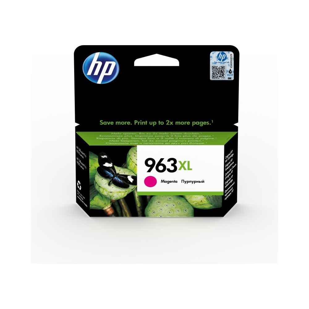 HP Cartucho de tinta Original 963XL magenta de alta capacidad