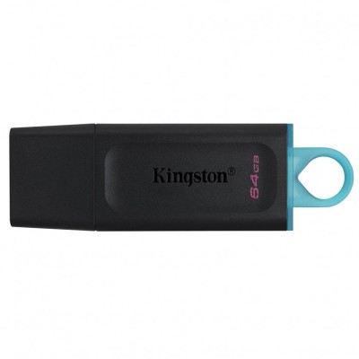 Kingston Technology DataTraveler Exodia unidad flash USB 64 GB USB tipo A 3.2 Gen 1 (3.1 Gen 1) Negro, Turquesa