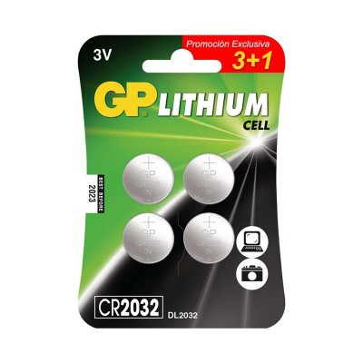 Pila Botón CR-2025 GP G517 Blister 4
