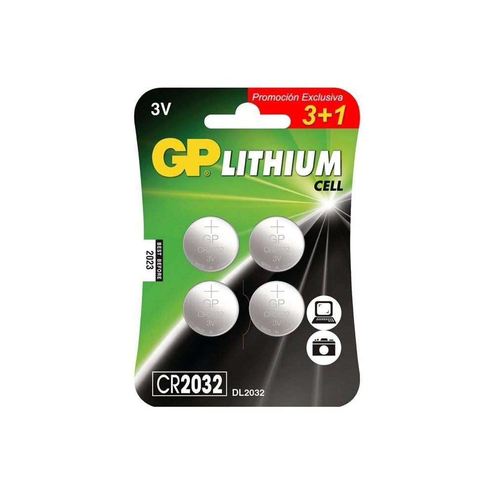 Pila Botón CR-2025 GP G517 Blister 4