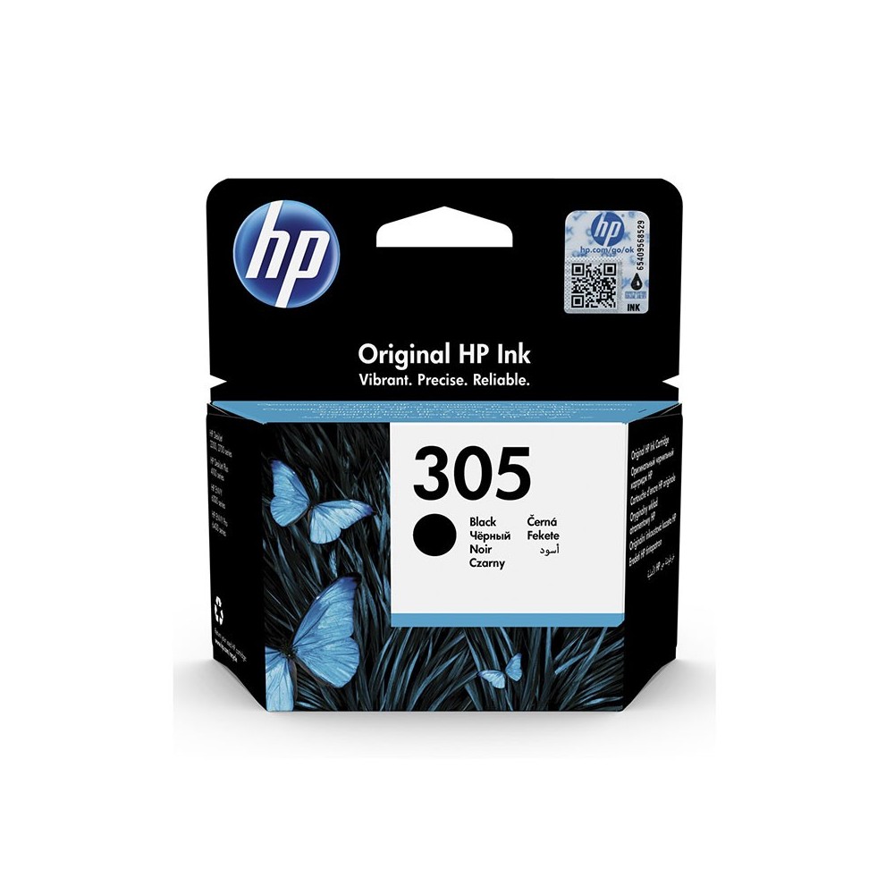HP Cartucho de tinta Original 305 negro