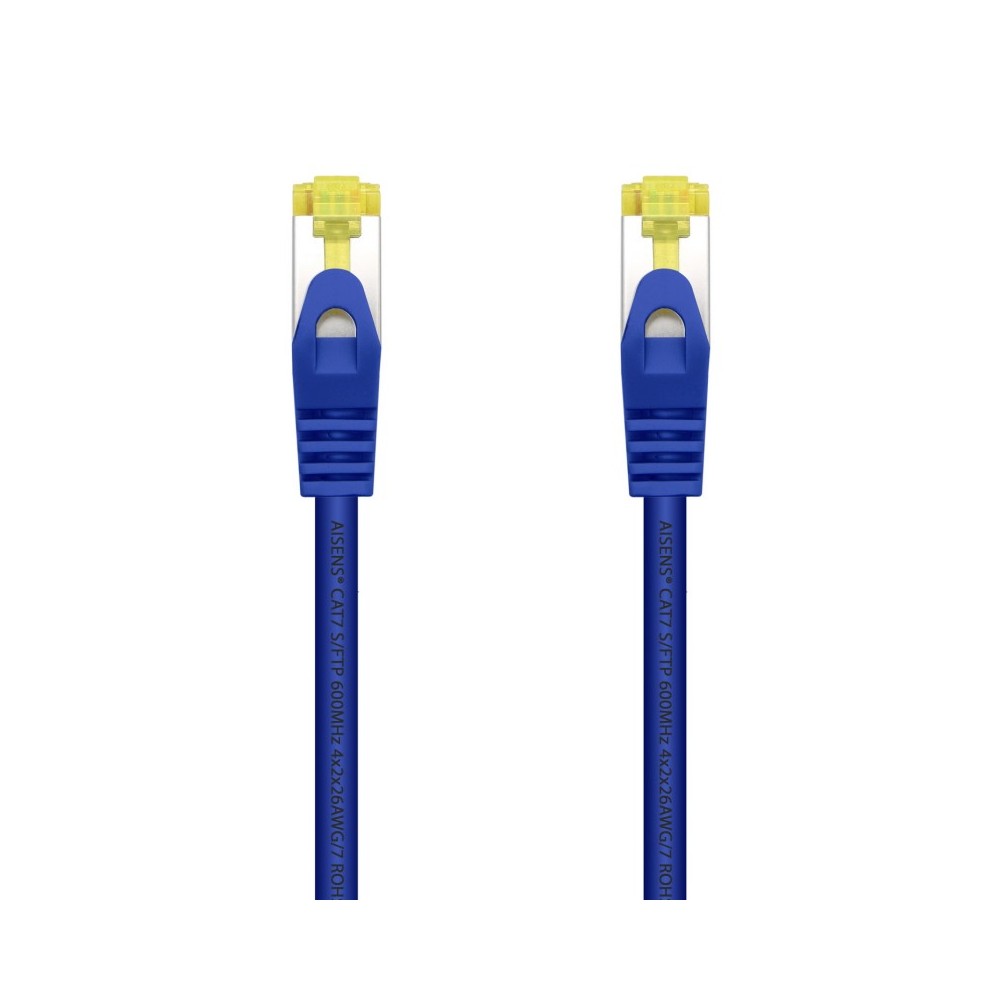 AISENS Cable De Red Latiguillo RJ45 LSZH Cat.7 600 MHz SFTP PIMF AWG26, Azul, 2.0 m