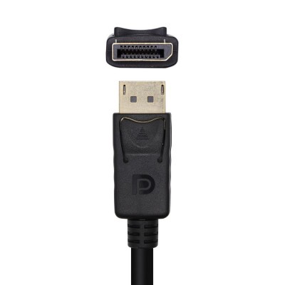 AISENS Cable DisplayPort V1.2 4K@60Hz, DPM-DPM, Negro, 1.0m
