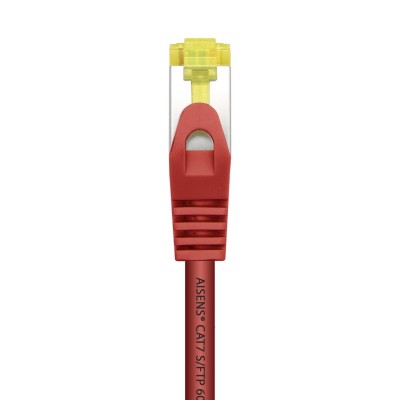 AISENS Cable De Red Latiguillo RJ45 LSZH Cat.7 600 MHz SFTP PIMF AWG26, Rojo, 2.0 m