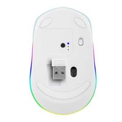 NGS SMOG MINT-RB ratón Ambidextro RF Wireless + Bluetooth Óptico 2400 DPI