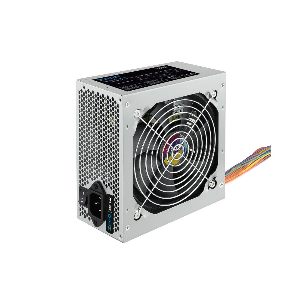 TooQ TQAPOLO-500SP unidad de fuente de alimentación 500 W 20+4 pin ATX ATX Plata