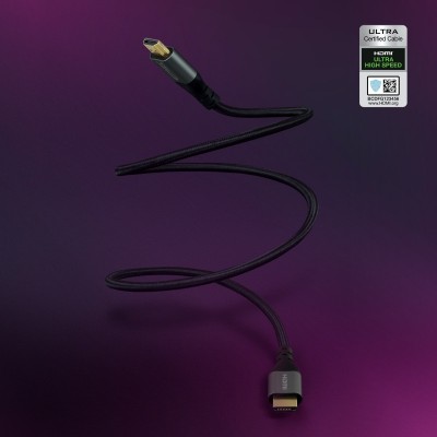 Nanocable Cable HDMI 2.1 Certificado ULTRA HIGH SPEED AM-AM, Negro, 3 m