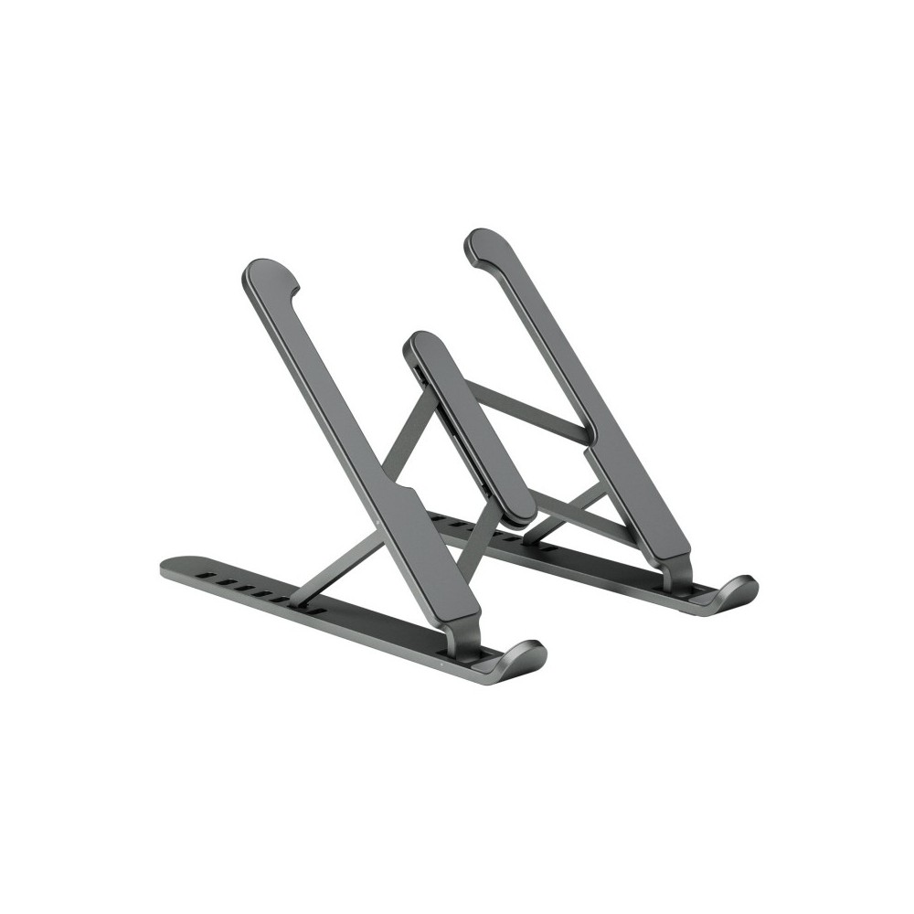 AISENS Soporte De Sobremesa Ajustable Para Portatil  Tablet, Gris Oscuro