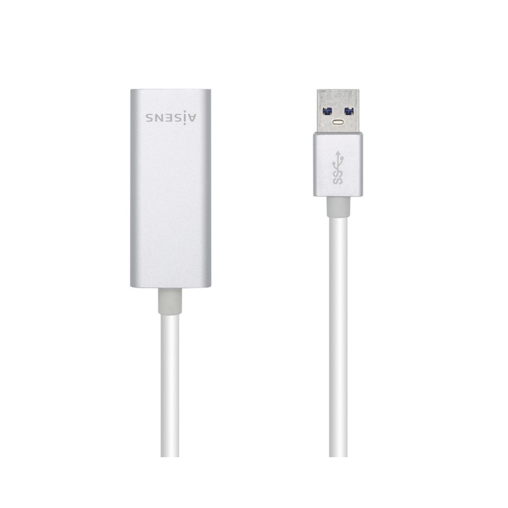 AISENS Conversor USB 3.0 A Ethernet Gigabit 101001000 Mbps, 15 cm