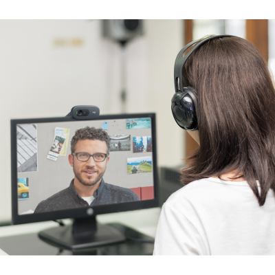 Logitech C505e cámara web 1280 x 720 Pixeles USB Negro