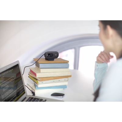 Logitech C505e cámara web 1280 x 720 Pixeles USB Negro