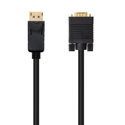 Nanocable Cable Conversor DisplayPort a VGA, DPM - VGAM, Negro, 1 m