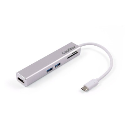 CoolBox miniDock USB-C Lite Alámbrico USB 3.2 Gen 1 (3.1 Gen 1) Type-C Blanco